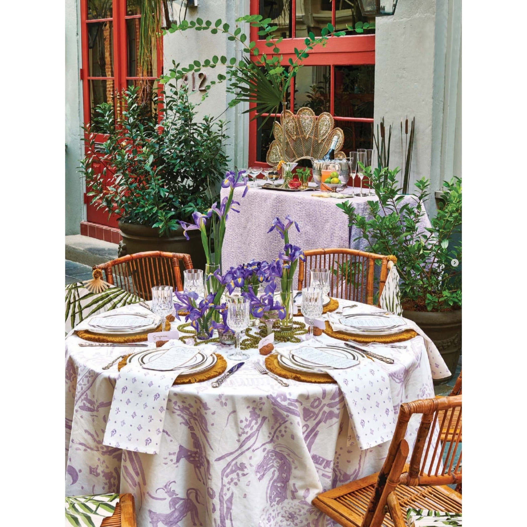 CARNIVAL TOILE - WISTERIA – PALM ORLEANS